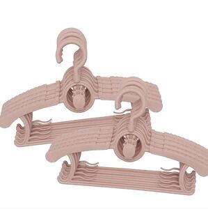 20 nursery room baby clothes hangers extendable